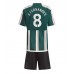 Billige Manchester United Bruno Fernandes #8 Børnetøj Udebanetrøje til baby 2023-24 Kortærmet (+ korte bukser)